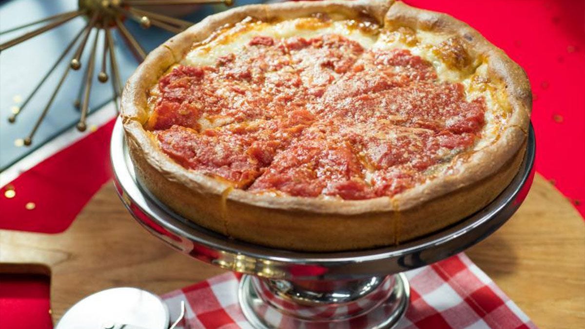 Chicago Deep Dish Pizza Pan Arrives in Time For Celebratory Day