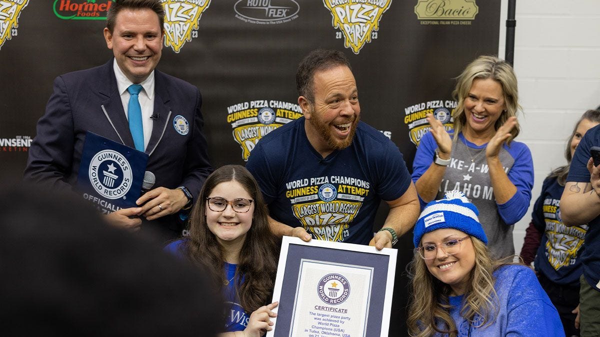 LloydPans Helps World Pizza Champions Break Guinness World Record