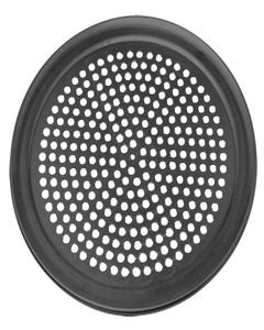 Perforated baking tray with pre seasoned tuff kote