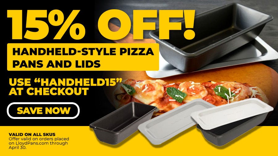 15% Off Handheld-Style Horizontal Banner - LloydPans Monthly Promo